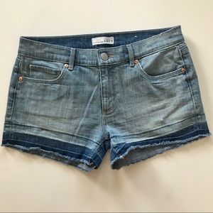 LOFT denim cutoff shorts